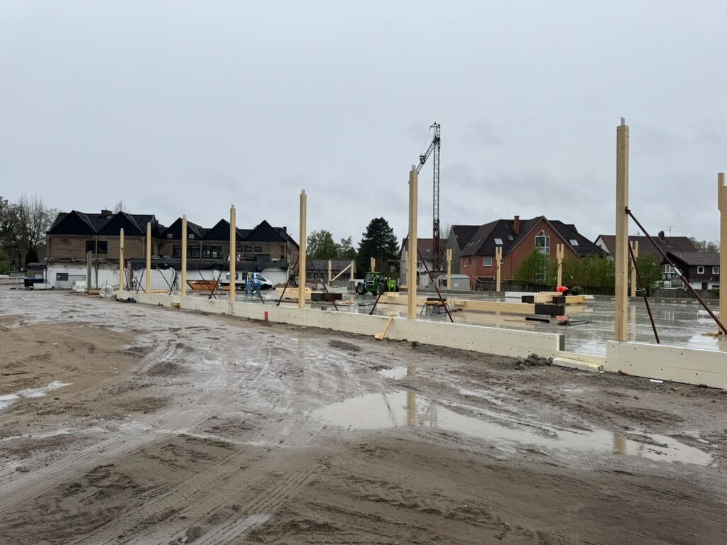 Erdarbeiten und Gründung ALDI-Markt Celle