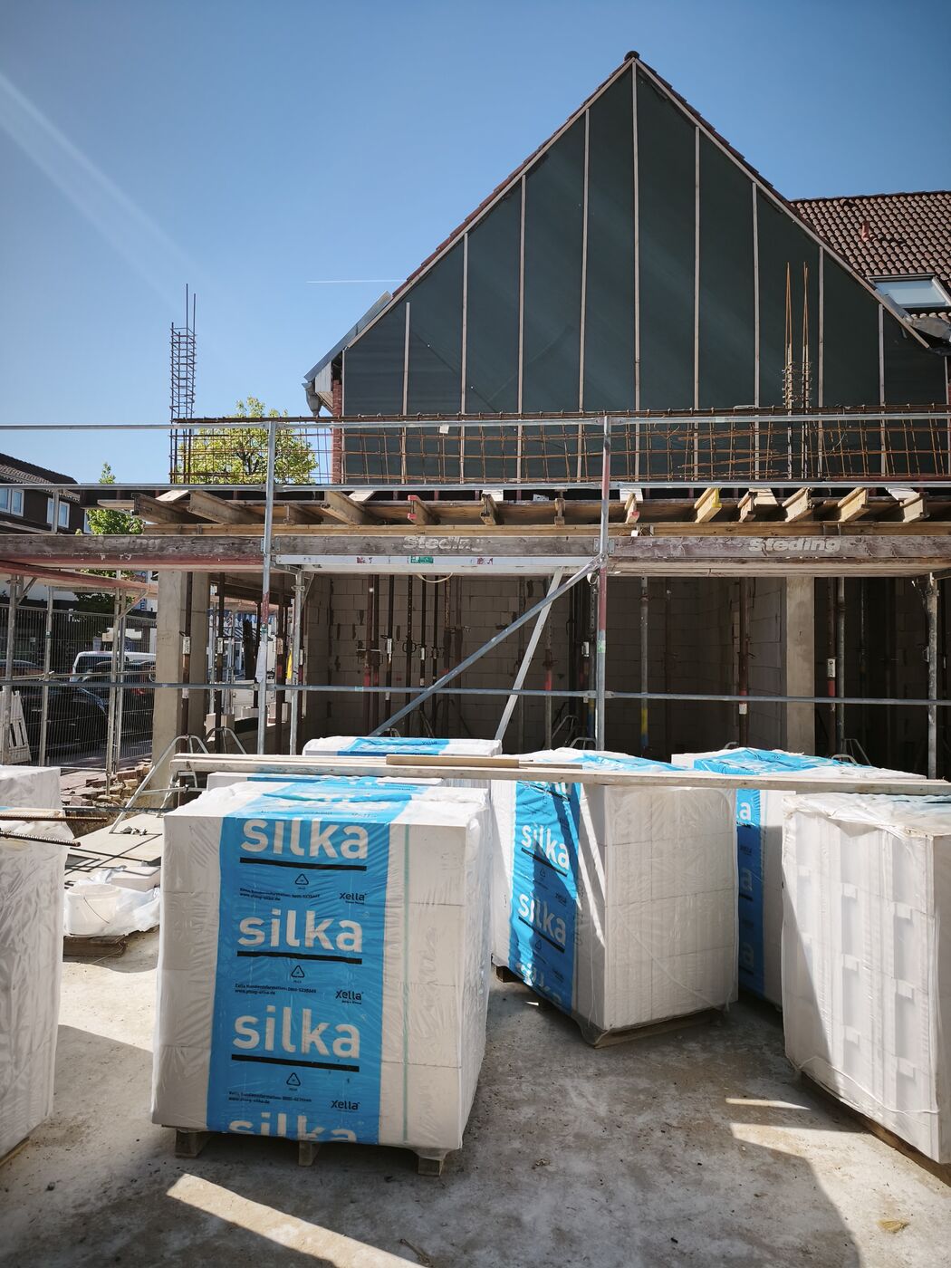 Fassaden- und Giebelarbeiten ALDI-Markt Celle