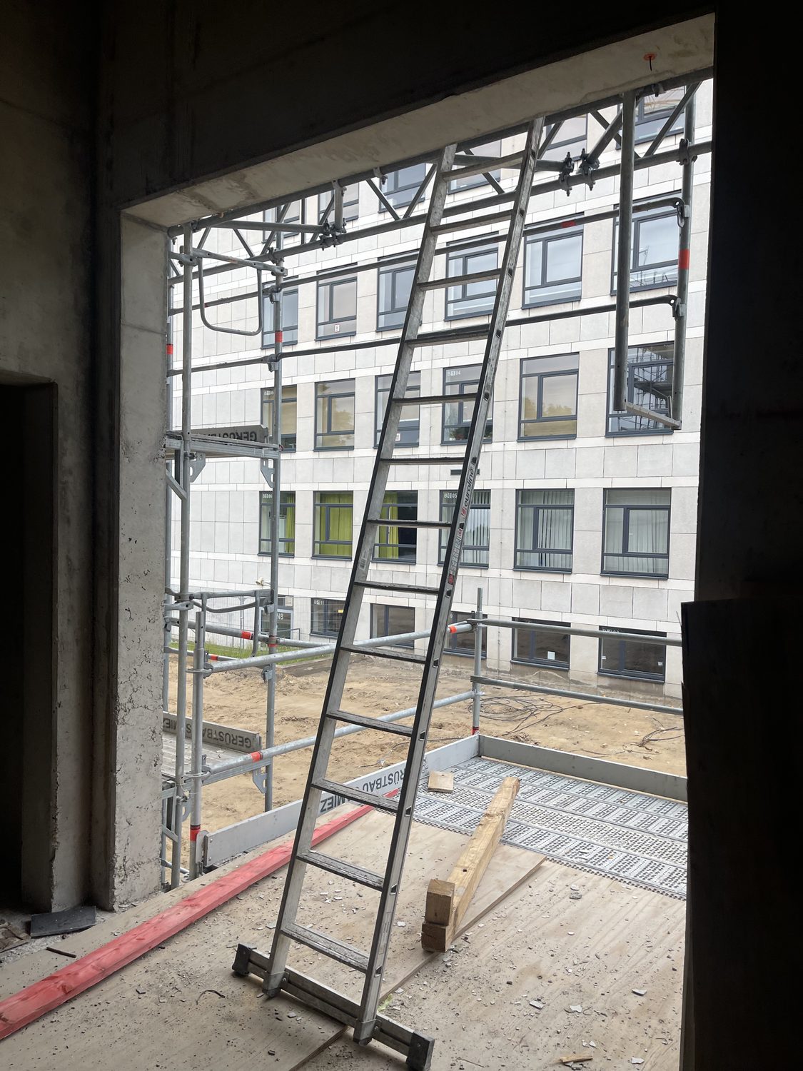 Fassade Erweiterungsbau Schule Braunschweig