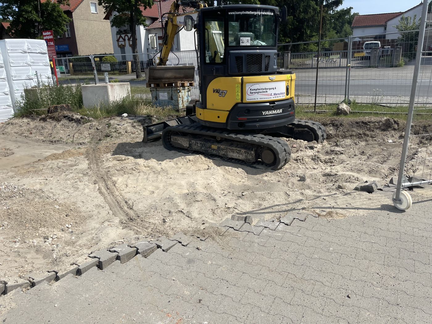 Erdarbeiten Penny-Markt Groß Köris